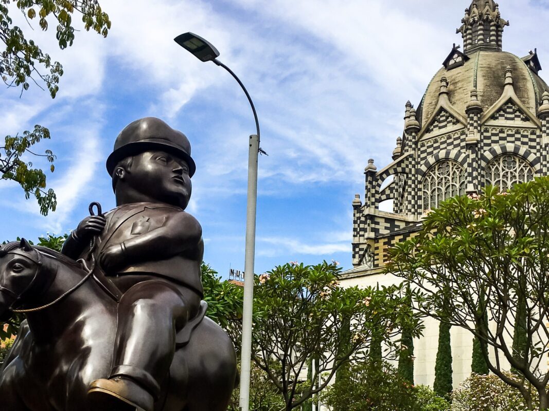 Plaza Botero is a good starting place to explore