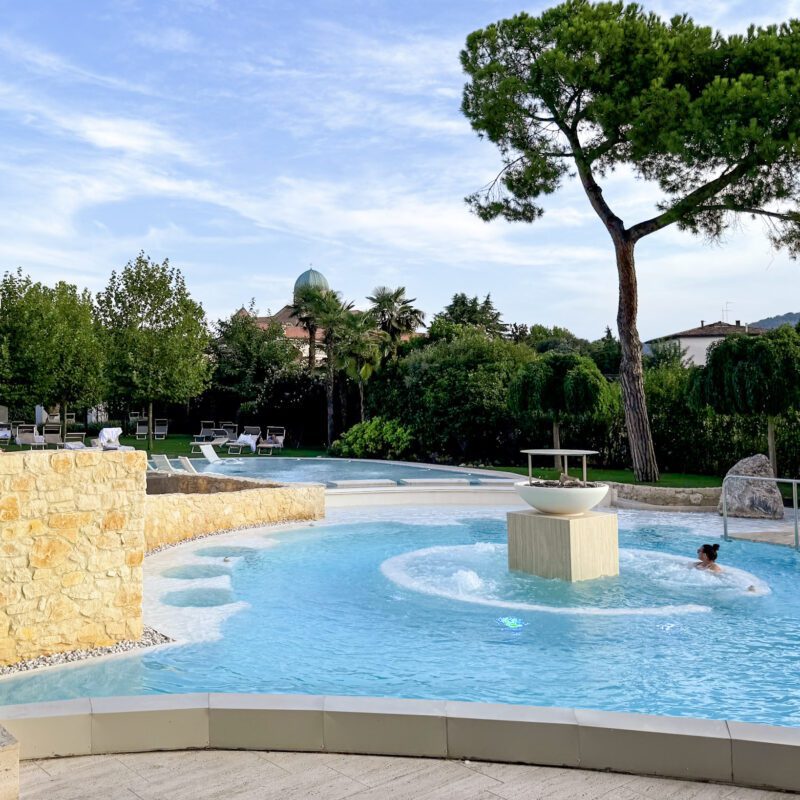 Pools at the thermae at Esplanade Tergesteo